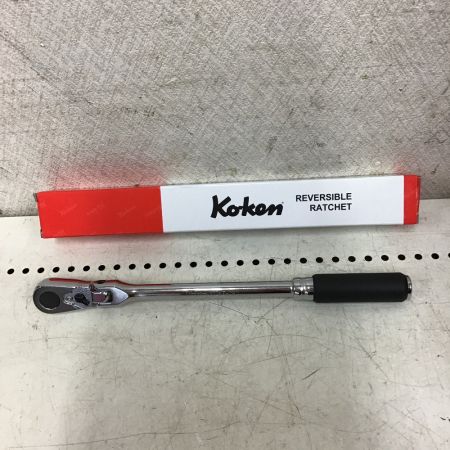  Ko-ken ラバーグリップ 首振りラチェットハンドル　Z-EAL 3/8""(9.5mm) 3726Z-280