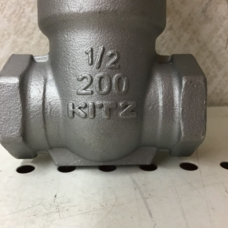 中古】 KITZ 蒸気用バルブ 4個セット 10Ｋ 304 Ｓ13Ａ 1/2 200｜総合 