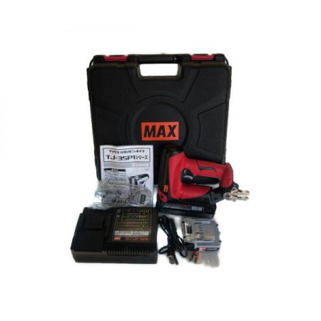  MAX マックス 充電式ピンネイラ　充電器・充電池・ケース付 TJ-35P1