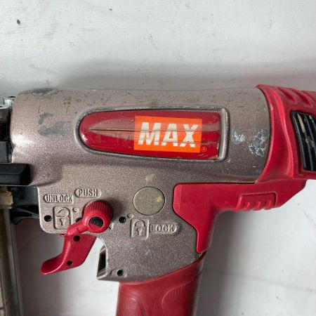 MAX マックス ピンタッカー HA-50P2 レッド×シルバー