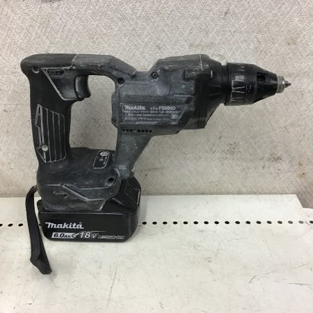  MAKITA マキタ 充電式スクリュードライバー　18V　バッテリー１個付 FS600D