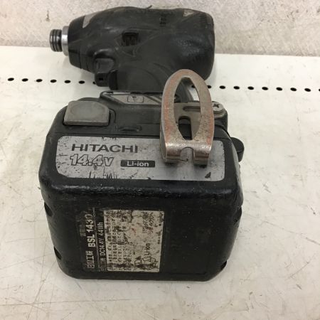  HITACHI 日立 充電式 インパクトドライバ　充電器・充電池1個・ケース付 WH14DBAL