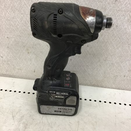  HITACHI 日立 充電式 インパクトドライバ　充電器・充電池1個・ケース付 WH14DBAL