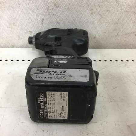  HITACHI 日立 コードレス インパクトドライバ　14.4V　充電池付 WH14DBAL2