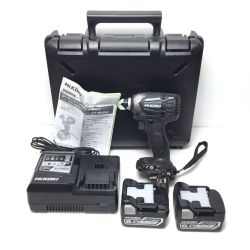 ΘΘ HiKOKI ハイコーキ インパクトドライバ 未使用品(S) 付属品完備 コードレス式 14.4v WH14DDL2 2LYPK ブラック Sランク