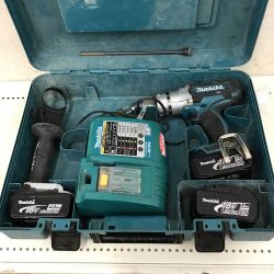 ◇◇ MAKITA マキタ 充電式振動ドライバドリル　充電器・充電池3個・ケース付 HP454D Cランク