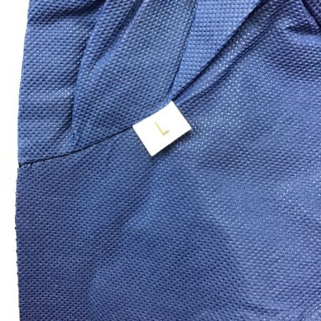   使い捨て作業服 つなぎ フード付き Lサイズ 50着 紺色
