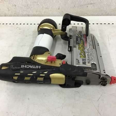  HITACHI 日立 55㎜　高圧 ピン釘打機　スマートプッシュ機構　ケース・おまけ付 NP-55HM