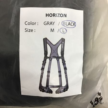  TITAN Ｌサイズ フルハーネス安全帯 ブラック「新規格品」 PAHN-10A-BL-M型