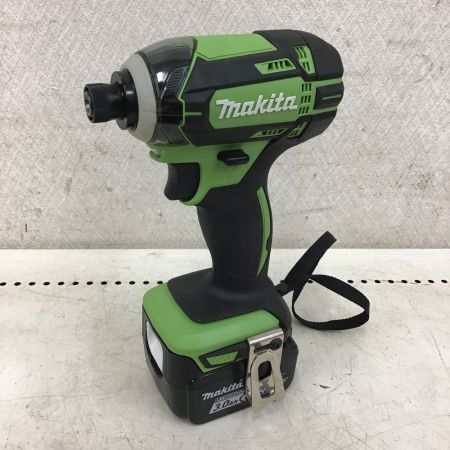  MAKITA マキタ 充電式 インパクトドライバ　ライム　充電器・充電池2個・ケース付 TD138D