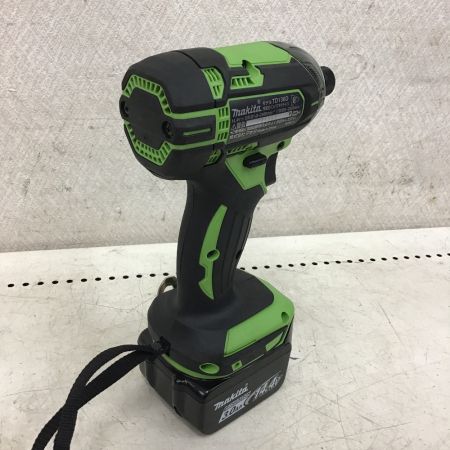  MAKITA マキタ 充電式 インパクトドライバ　ライム　充電器・充電池2個・ケース付 TD138D