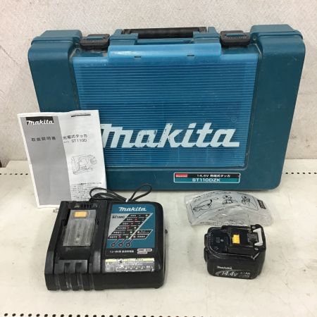  MAQKITA 充電式 タッカ　14.4V　充電器・充電池1個・ケース付 ST110D