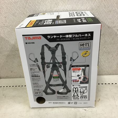 中古】 TAJIMA タジマ ハーネスGS Mサイズ クロ ER150ダブルL2セット