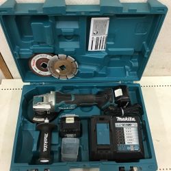 ◇◇ MAKITA マキタ 125mm 充電式ディスクグラインダー　充電器・充電池2個・ケース付 GA520D Cランク
