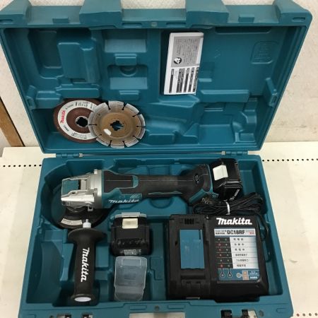  MAKITA マキタ 125mm 充電式ディスクグラインダー　充電器・充電池2個・ケース付 GA520D