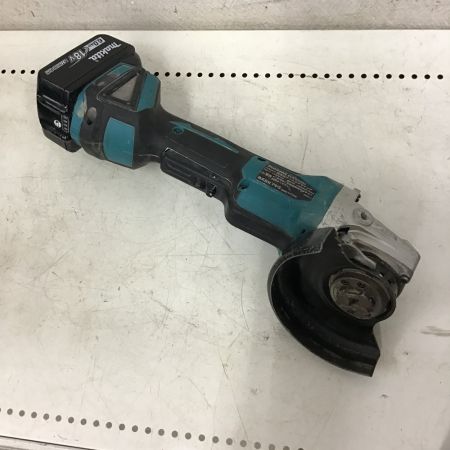 中古】 MAKITA マキタ 125mm 充電式ディスクグラインダー 充電器・充