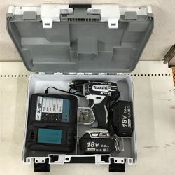 ◇◇ MAKITA マキタ インパクトドライバ　白　充電器・充電池2個・ケース付　互換バッテリ TD149D Cランク