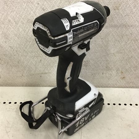  MAKITA マキタ インパクトドライバ　白　充電器・充電池2個・ケース付　互換バッテリ TD149D