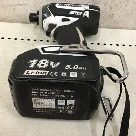  MAKITA マキタ インパクトドライバ　白　充電器・充電池2個・ケース付　互換バッテリ TD149D