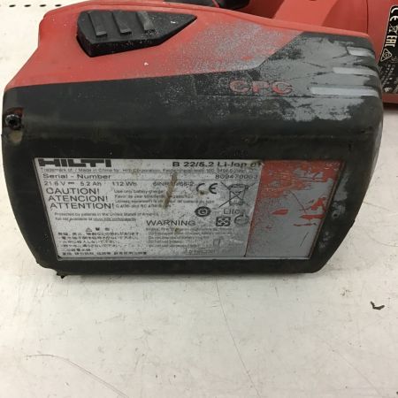  Hilti ヒルティ 充電式レシプロソー　セーバーソー　充電器・充電池2個・ケース付　ブレード付 WSR22-A