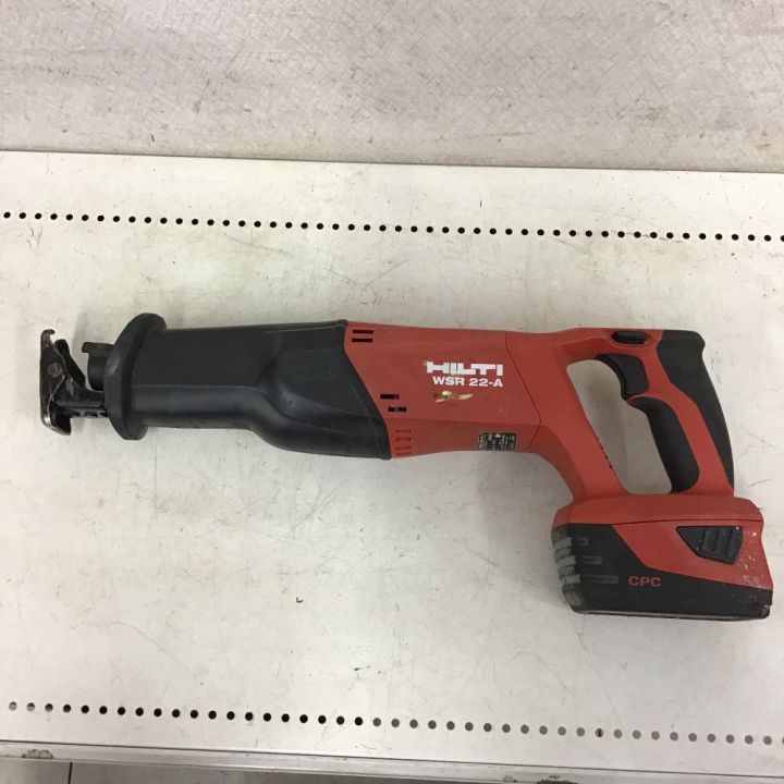 Hilti ヒルティ 充電式レシプロソー セーバーソー 充電器・充電池2個・ケース付 ブレード付 WSR22-A｜中古｜なんでもリサイクルビッグバン