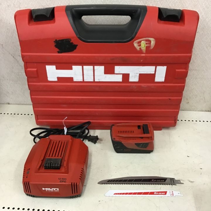 Hilti ヒルティ 充電式レシプロソー セーバーソー 充電器・充電池2個・ケース付 ブレード付 WSR22-A｜中古｜なんでもリサイクルビッグバン