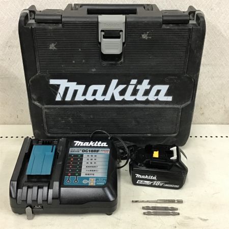  MAKITA マキタ インパクトドライバ　充電器・充電池２個・ケース付 TD172D