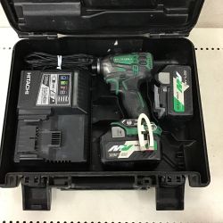 ◇◇ HiKOKI ハイコーキ コードレスインパクトドライバ 充電器・充電池2個・ケース付 WH36DA Bランク