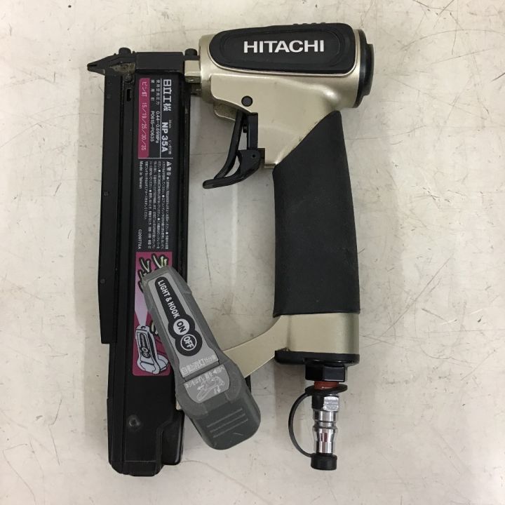 HITACHI 日立 常圧 35㎜ ピン釘打機 ピンタッカー ピンネイラ ケース・取説付 NP35A｜中古｜なんでもリサイクルビッグバン