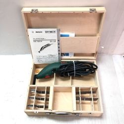 ◇◇ BOSCH ボッシュ ウッズマイスター スクレーパー 電動彫刻機 取説・刃・ケース付 PSE180E Bランク