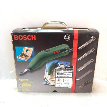  BOSCH ボッシュ ウッズマイスター スクレーパー 電動彫刻機 取説・刃・ケース付 PSE180E