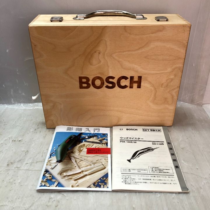 BOSCH ボッシュ ウッズマイスター スクレーパー 電動彫刻機 取説・刃・ケース付 PSE180E｜中古｜なんでもリサイクルビッグバン