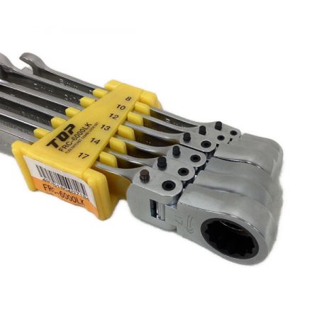  TOP 首振りロックラチェットコンビセット　8-17　６本セット FRC-6000LK