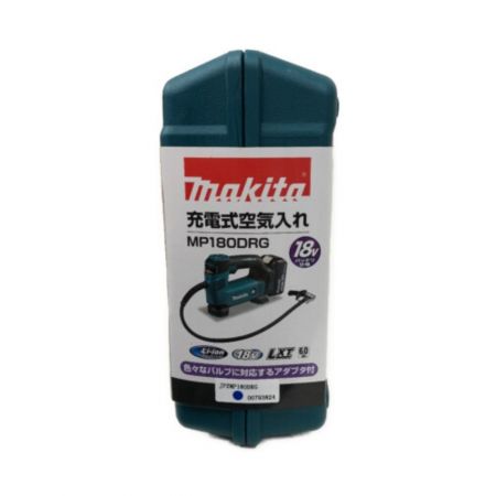  MAKITA マキタ 充電式空気入れ　充電器・充電池・各種アダプタ付 MP180DRG グリーン