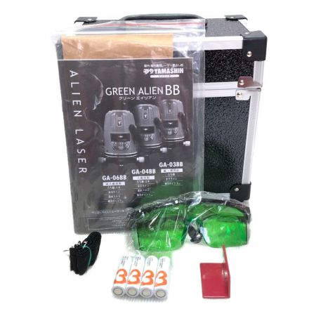  山真 レーザー墨出し器 受光器セット グリーンエイリアンBB6 GA-06BB
