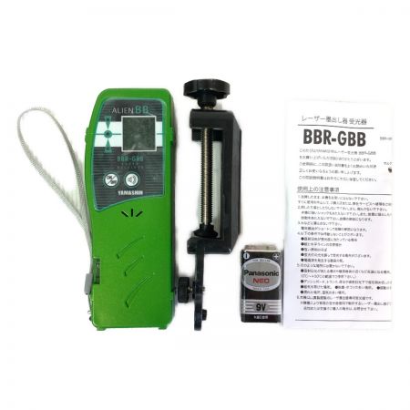  山真 レーザー墨出し器 受光器セット グリーンエイリアンBB6 GA-06BB