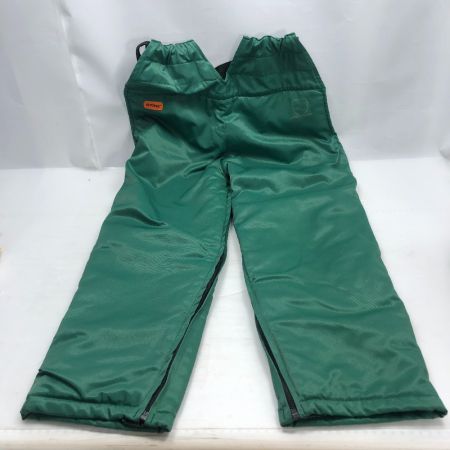  STIHL 防護吊りズボン サイズS/M 工具 グリーン