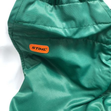 STIHL 防護吊りズボン サイズS/M 工具 グリーン