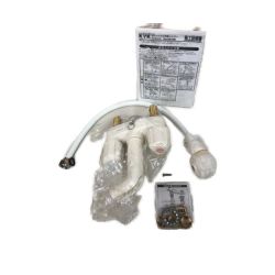 ◇◇ KVK 寒冷地用 2ハンドル洗髪シャワー(ゴム栓付) KF64Z ホワイト Sランク