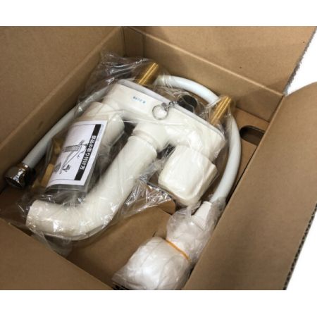  KVK 寒冷地用 2ハンドル洗髪シャワー(ゴム栓付) KF64Z ホワイト