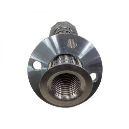  南国フレキ フレキシブルホース　本体のみ 10K 50A SS400 シルバー