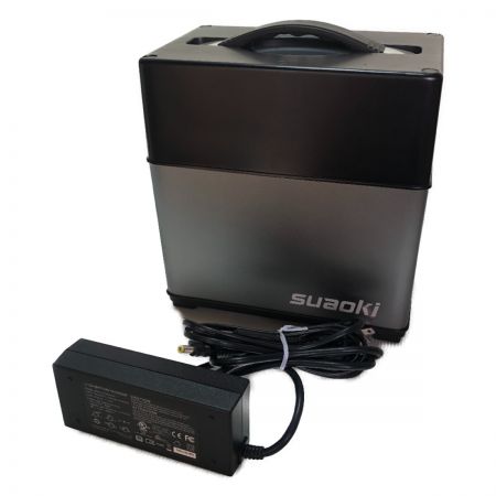  SUAOKI ポータブル電源 ACアダプター付 120000mAh/400wh PS5B グレー