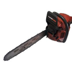 ◇◇ Husqvarna ハスクバーナ チェーンソー　本体のみ 動作OK 不明 オレンジ Bランク