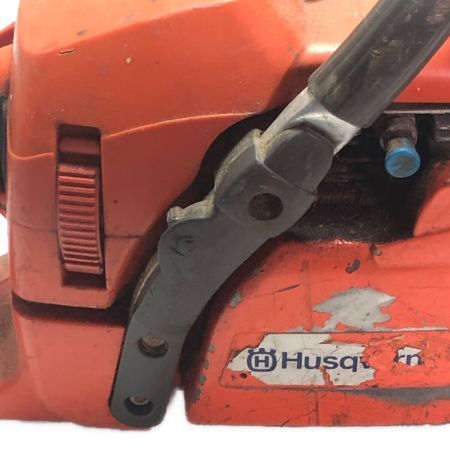  Husqvarna ハスクバーナ チェーンソー　本体のみ 動作OK 不明 オレンジ