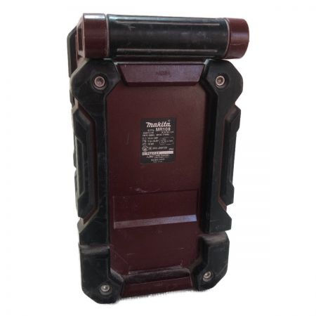  MAKITA マキタ 充電式ラジオ コードレス式 10.8V-18V Bluetooth対応 MR108 レッド