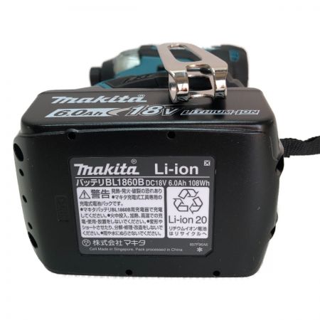  MAKITA マキタ 充電式インパクトドライバ 18ｖ 充電器・充電池2個・ケース付 TD157DRGX ブルー