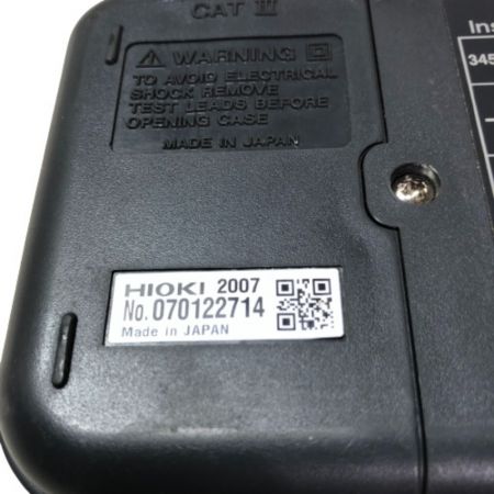  HIOKI ハンドツール テスター MΩハイテスター 3452