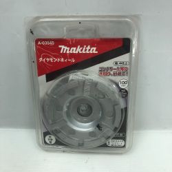 ◇◇ MAKITA マキタ ダイヤモンドホイール 外径100mm 平S字型 工具消耗品 A-03545 Aランク