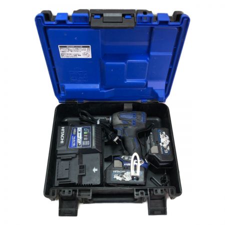  HITACHI 日立 コードレスインパクトドライバ 限定色 充電器・充電池2個・ケース付 WH18DDL2 ブルー