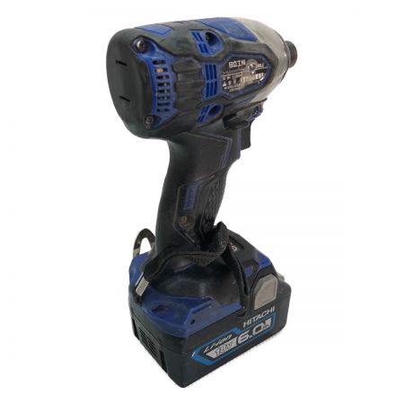  HITACHI 日立 コードレスインパクトドライバ 限定色 充電器・充電池2個・ケース付 WH18DDL2 ブルー